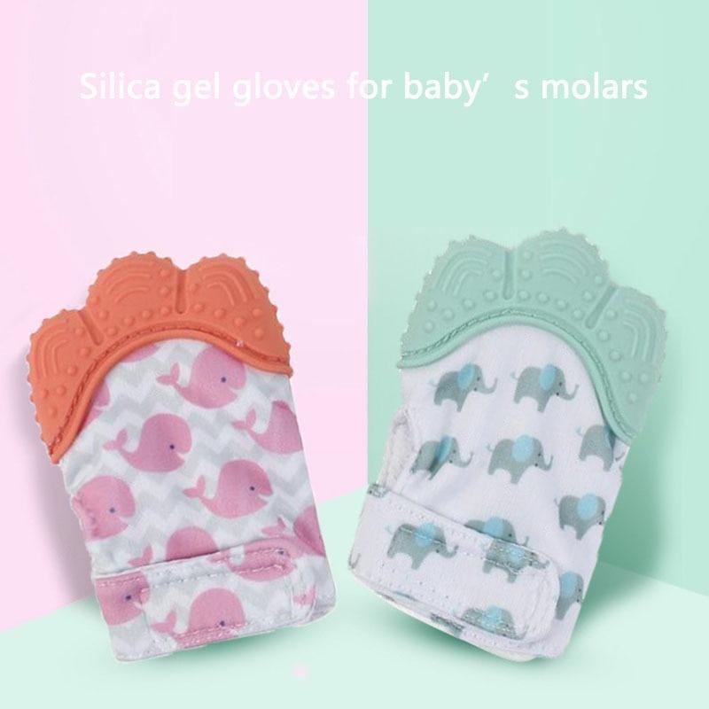 Luva Mordedor Para Bebê De Silicone - MODELO 03