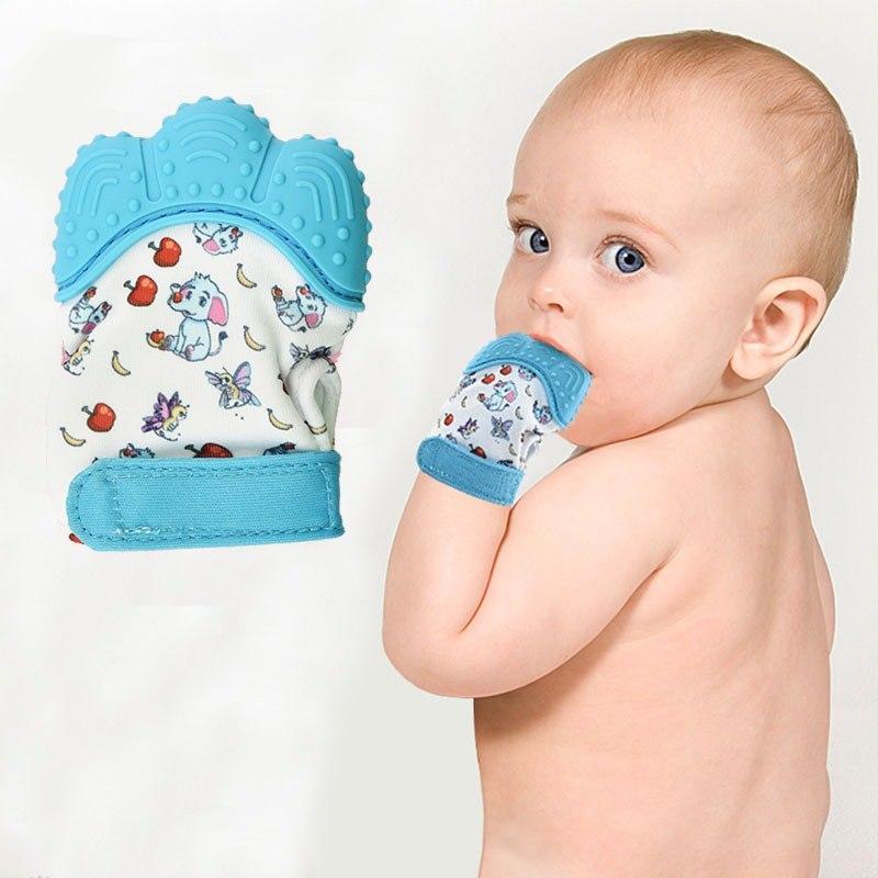 Luva Mordedor Para Bebê De Silicone - MODELO 04